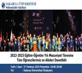 2022-2023 Eğitim-Öğretim Yılı Mezuniyet Töreni